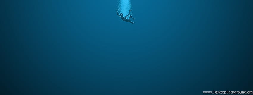 Deep Sea Background, Deep Blue Sea HD wallpaper