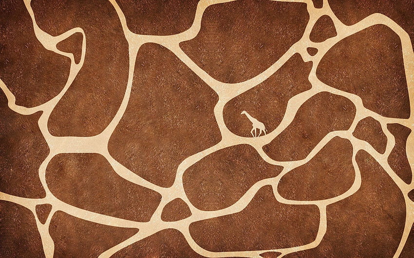 digital art minimalism animals giraffes pattern, Animal Skin HD wallpaper