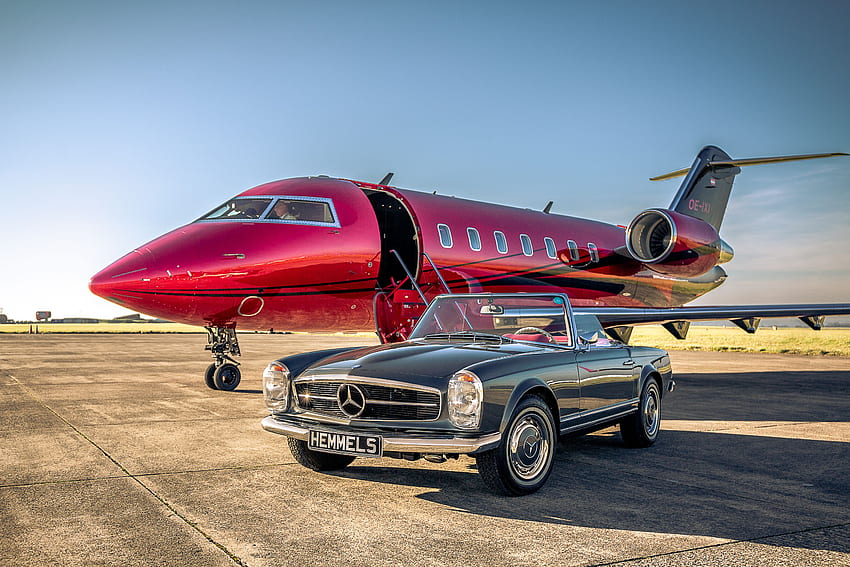Luxury Private Jet Android, Private Jet and Car HD wallpaper