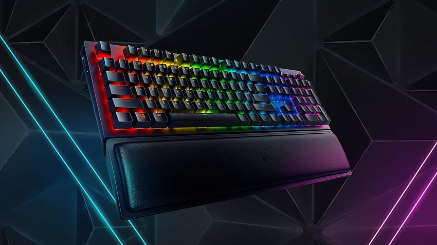 Razer BlackWidow V3 Pro gaming keyboard features two types of mechanical switches Gadget Flow HD wallpaper