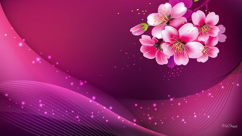 Abstrakter rosa Farbhintergrund, dunkelrosa Auszug HD-Hintergrundbild