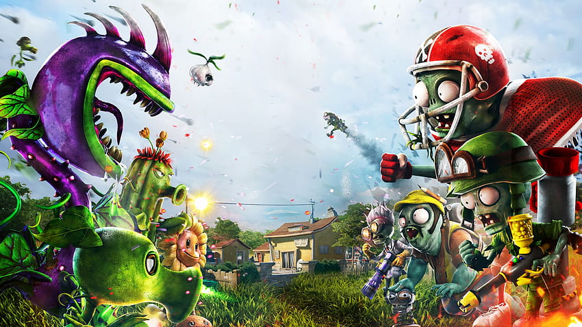 Most viewed Plants Vs. Zombies : Garden Warfare, Plants Versus Zombies HD wallpaper