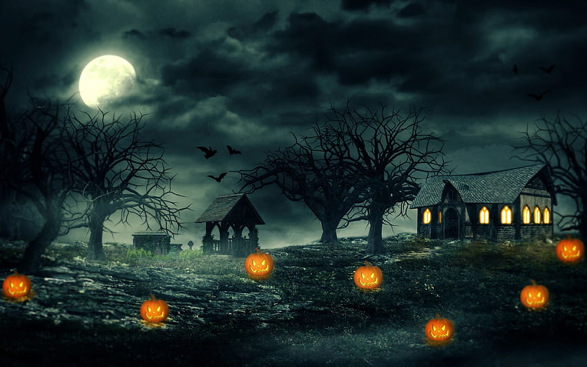 House of Night Background. Victorian Dollhouse , Halloween House and Lighthouse HD wallpaper