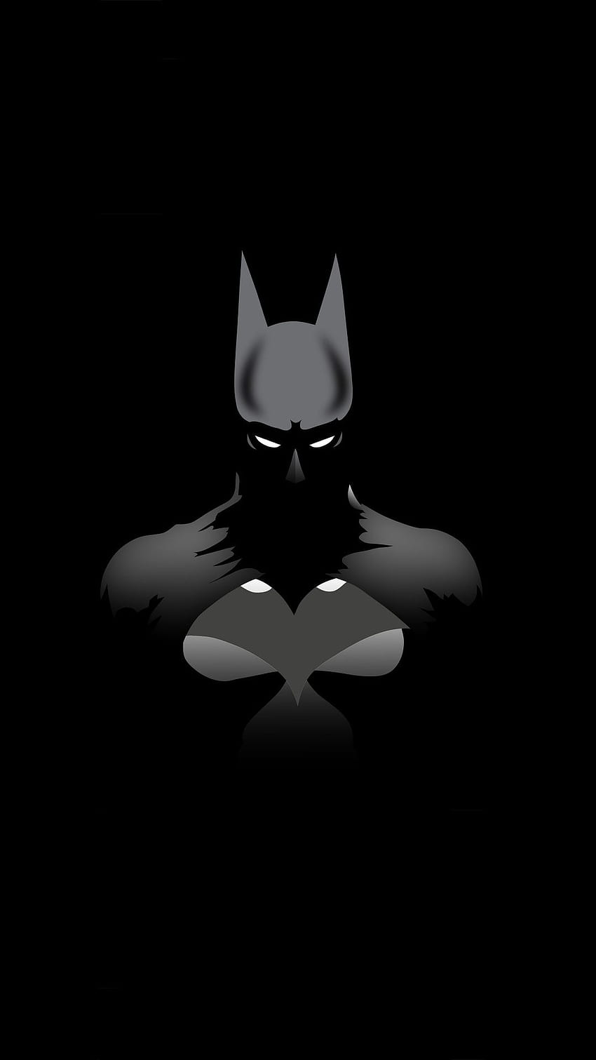Dark knight, superhero, batman, minimalism, . Superhero , Superhero , Batman, Black and White Superhero HD phone wallpaper