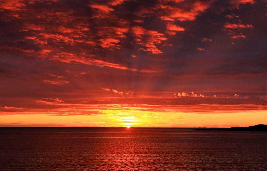 ดวงอาทิตย์ ธรรมชาติ ทะเล รุ่งอรุณ ขอบฟ้า วอลล์เปเปอร์ HD