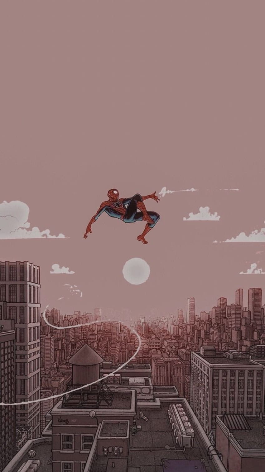 Spiderman-Marvel, Rollingsky, Aesthetic HD phone wallpaper