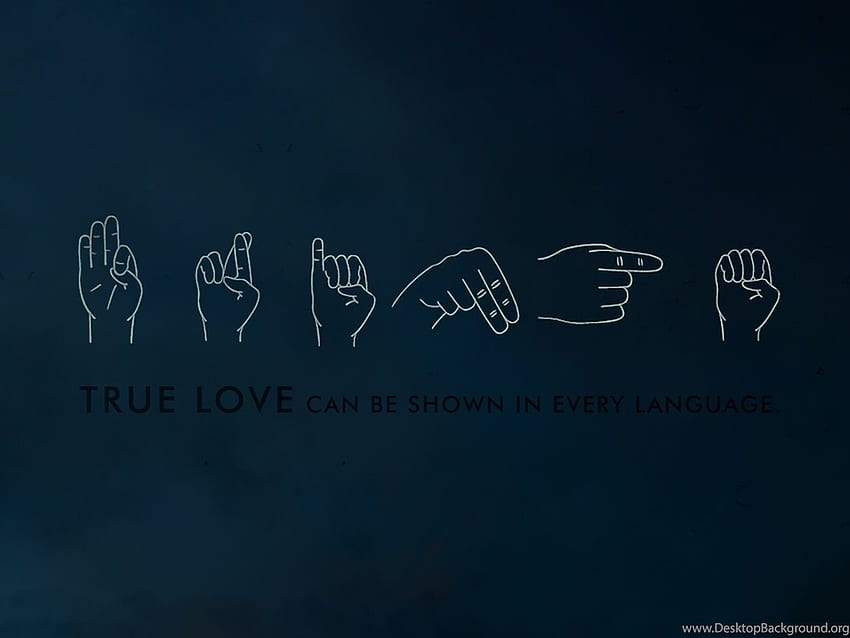 Sign Language, ASL HD wallpaper