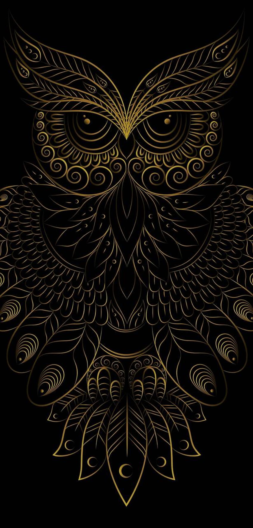 Owl Art HD phone wallpaper