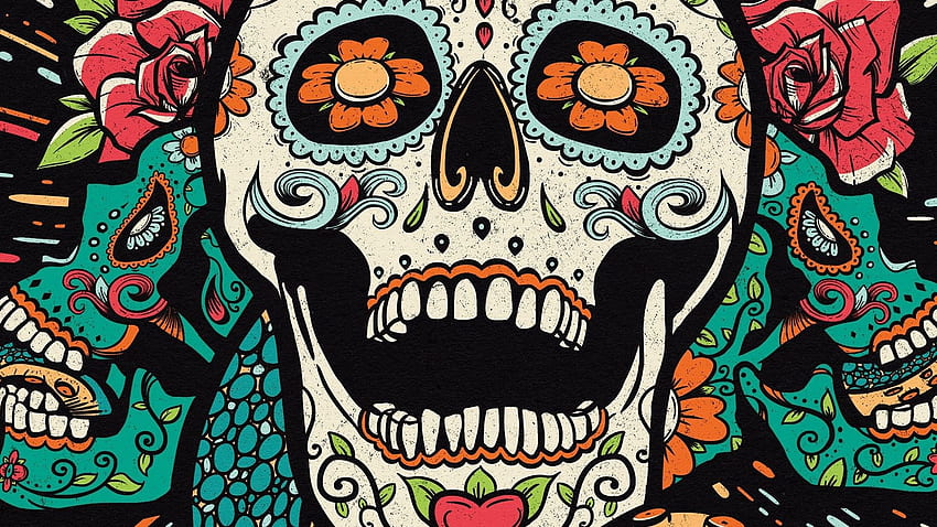 Sugar Skull : 23 , Art Category HD wallpaper