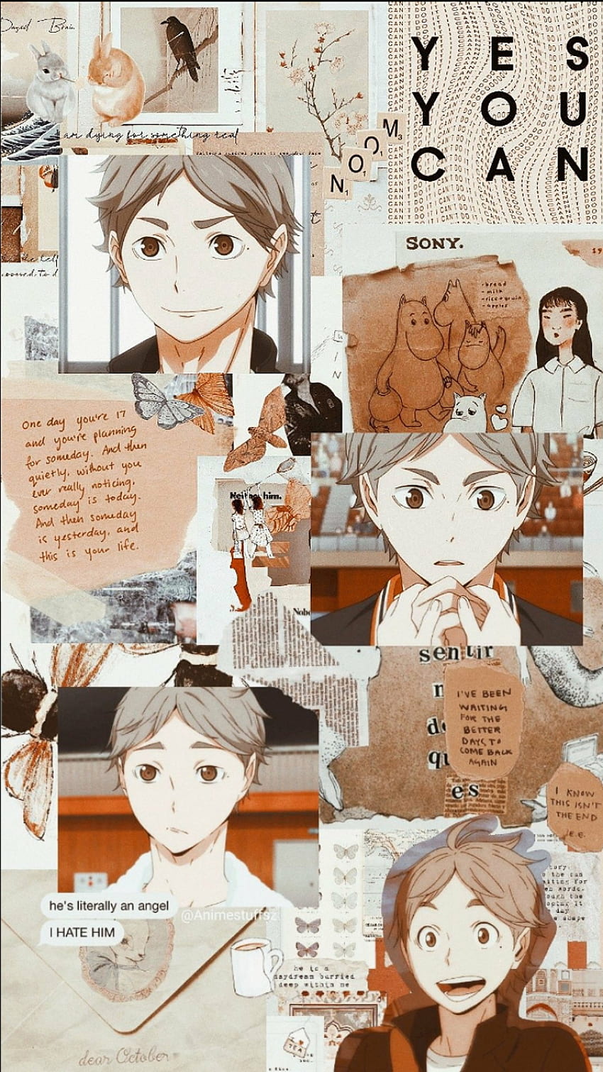 Suga, haikyuu, anime HD phone wallpaper