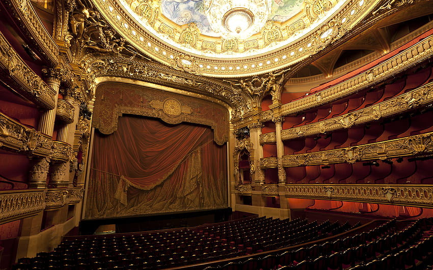 Theatre, Beautiful, Paris, France - Palais Garnier - - teahub.io, Paris Opera House HD wallpaper