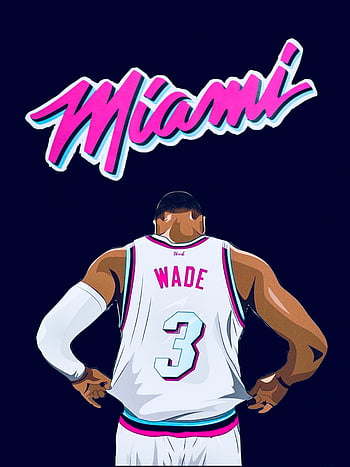 Dwyane wade Miami Heat wmcskills hop, miami heat vice HD phone