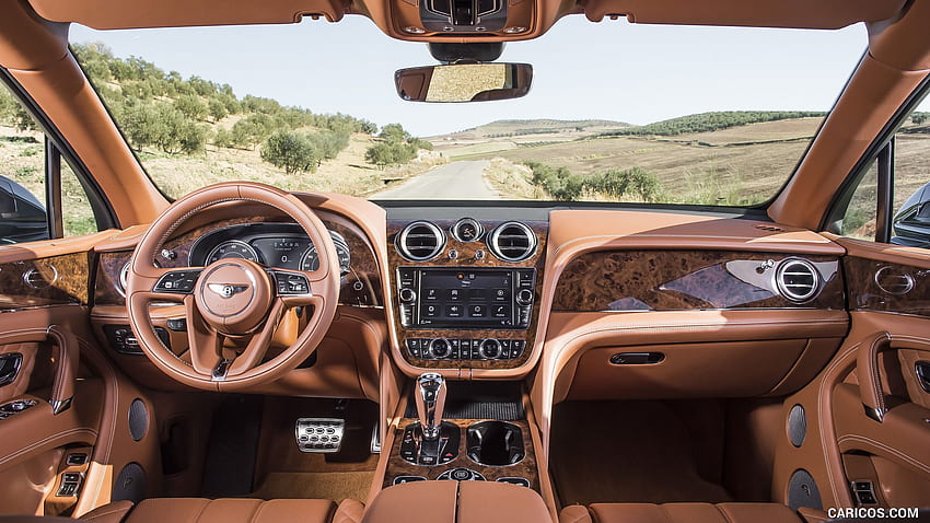 Bentley Bentayga - Intérieur, Cockpit. Fond d'écran HD
