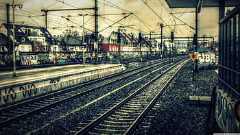 Railway station backgrounds HD wallpapers | Pxfuel