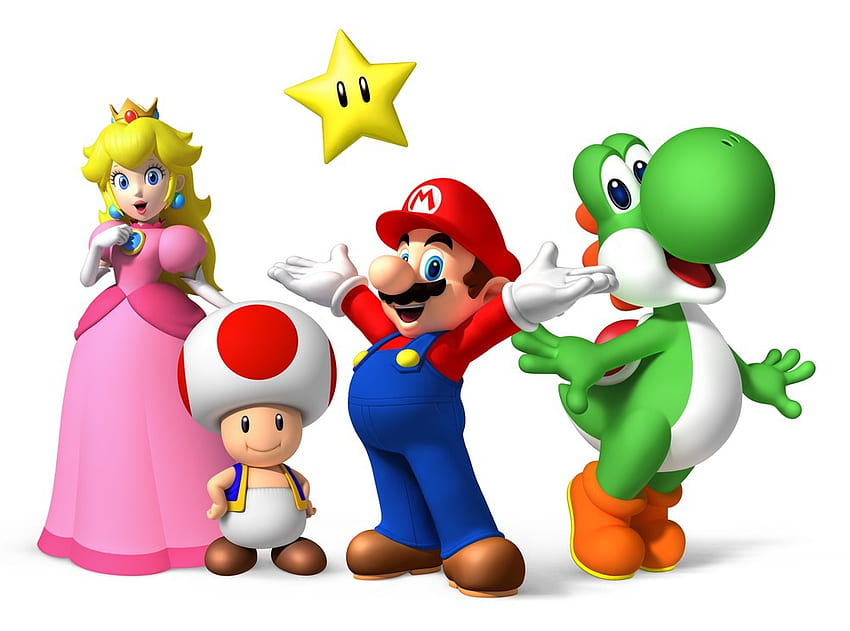 마리오 파티 9, 별, 두꺼비, 복숭아, 요시, 마리오, 비디오 게임 HD 월페이퍼