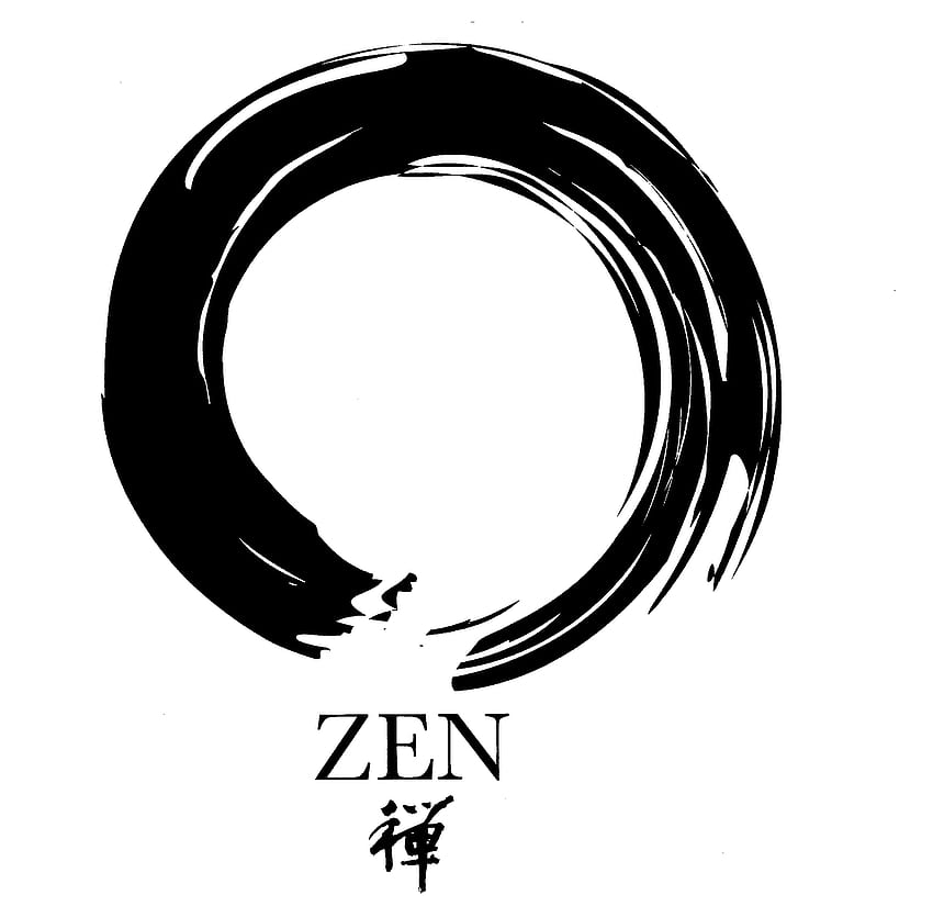 The best Zen vector . from 109 vectors of Zen at GetDrawings, Enso Circle HD wallpaper