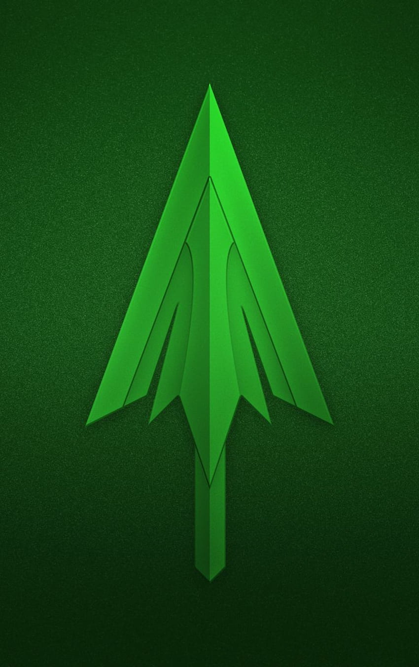green arrow, logo, minimal, iphone, Arrow Minimalist HD phone wallpaper