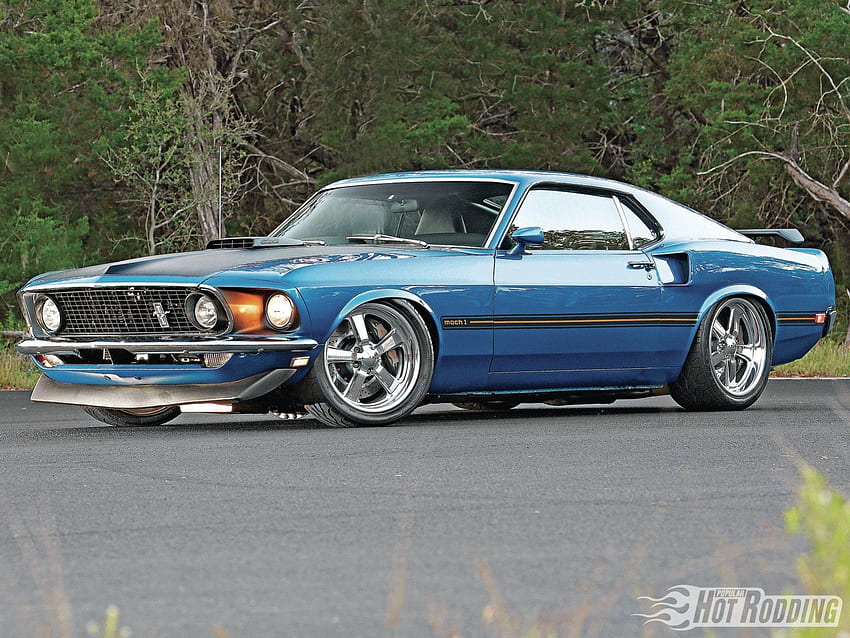 3840x2160px, 4K Free download | Sixty Nine Mach 1, blue, ford, mustang ...