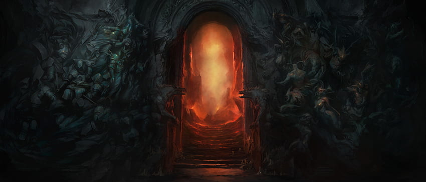 Diablo 4 Hell Gate , Spiele , , und Hintergrund, The Gates Of Hell HD-Hintergrundbild