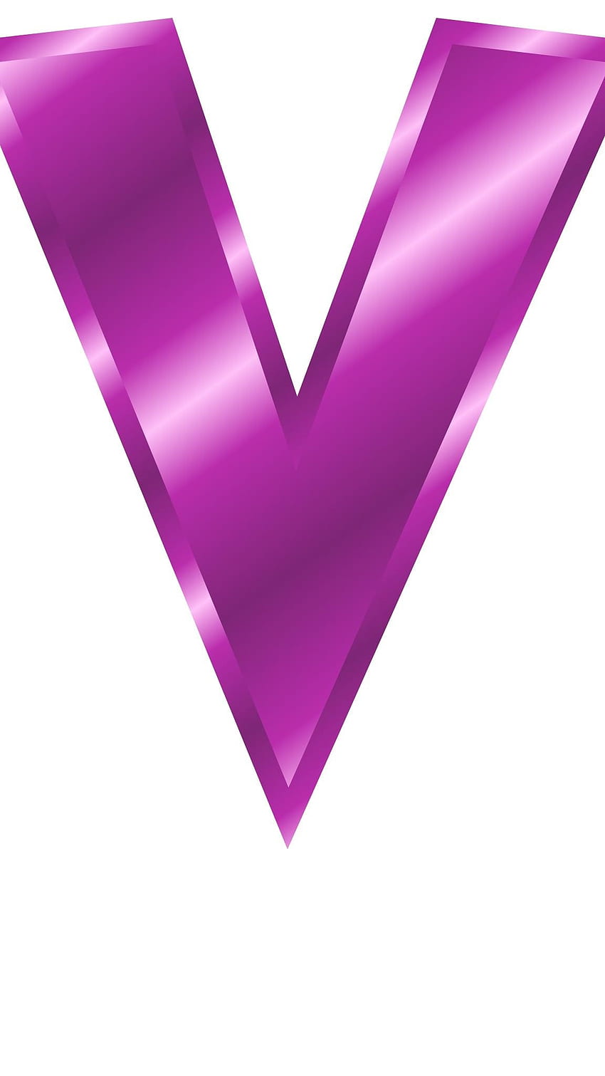 V Letter, Purple Word HD phone wallpaper