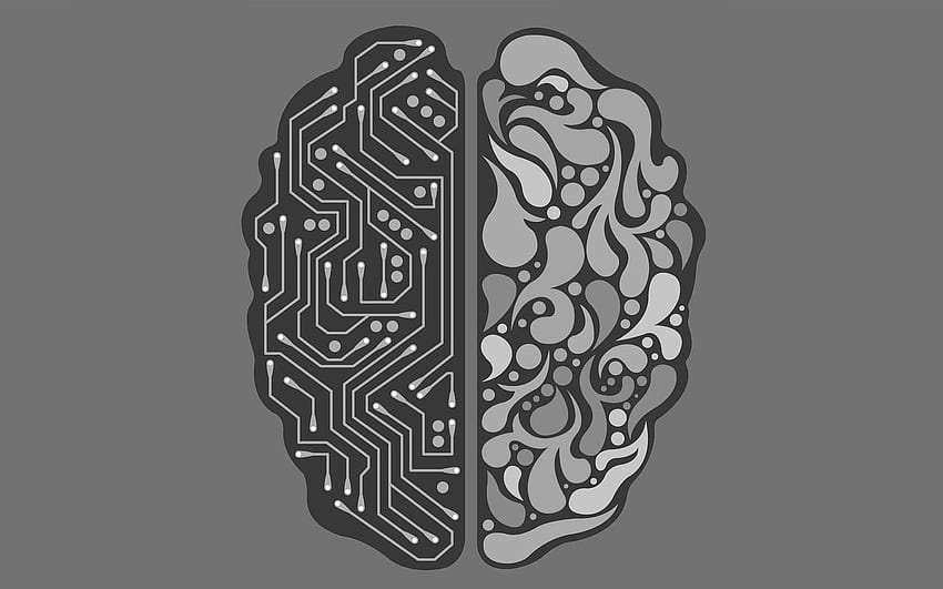 Sztuczna inteligencja – dobra, zła i wręcz przerażająca, sztuczna inteligencja Mózg Tapeta HD