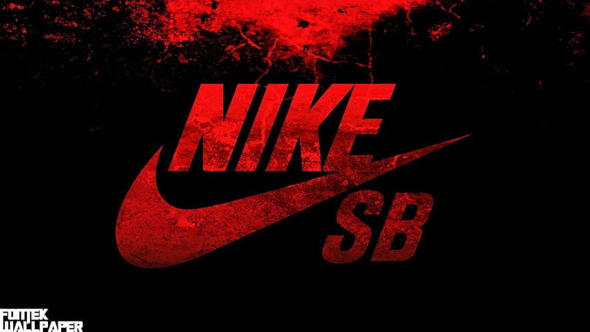 Nike Sb - Nike Sb Logo Rot - & Hintergrund HD-Hintergrundbild