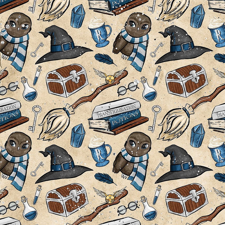 Ravenclaw Pride shared, Harry Potter Pattern HD phone wallpaper