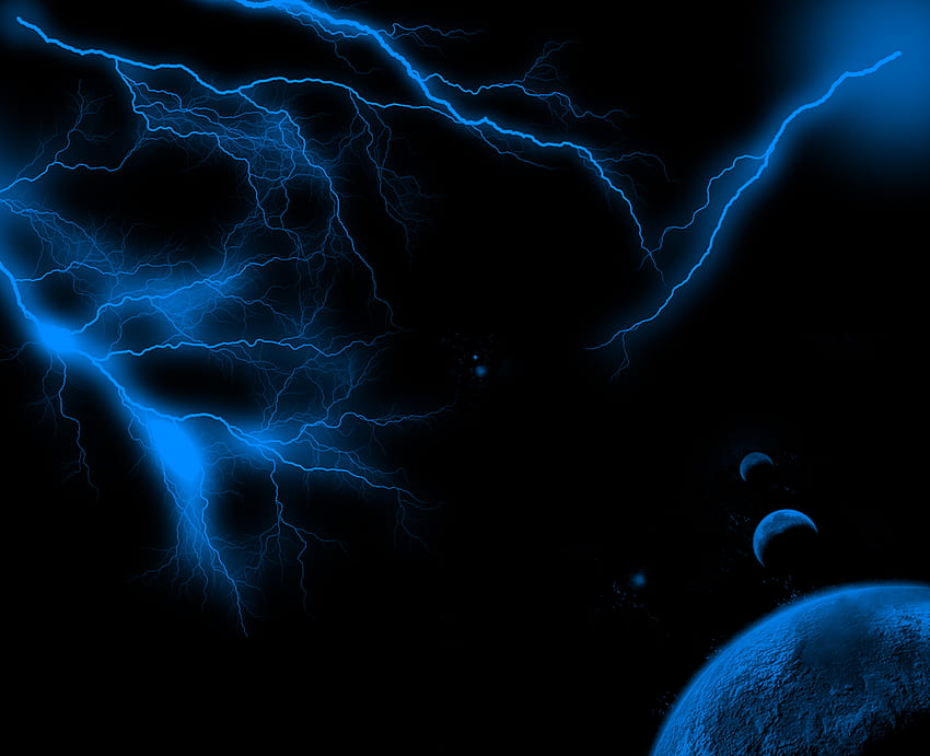 blauer Donner. BLUE THUNDER Myspace-Layout 2.0. Dunkelblau, 3D, Blau HD-Hintergrundbild