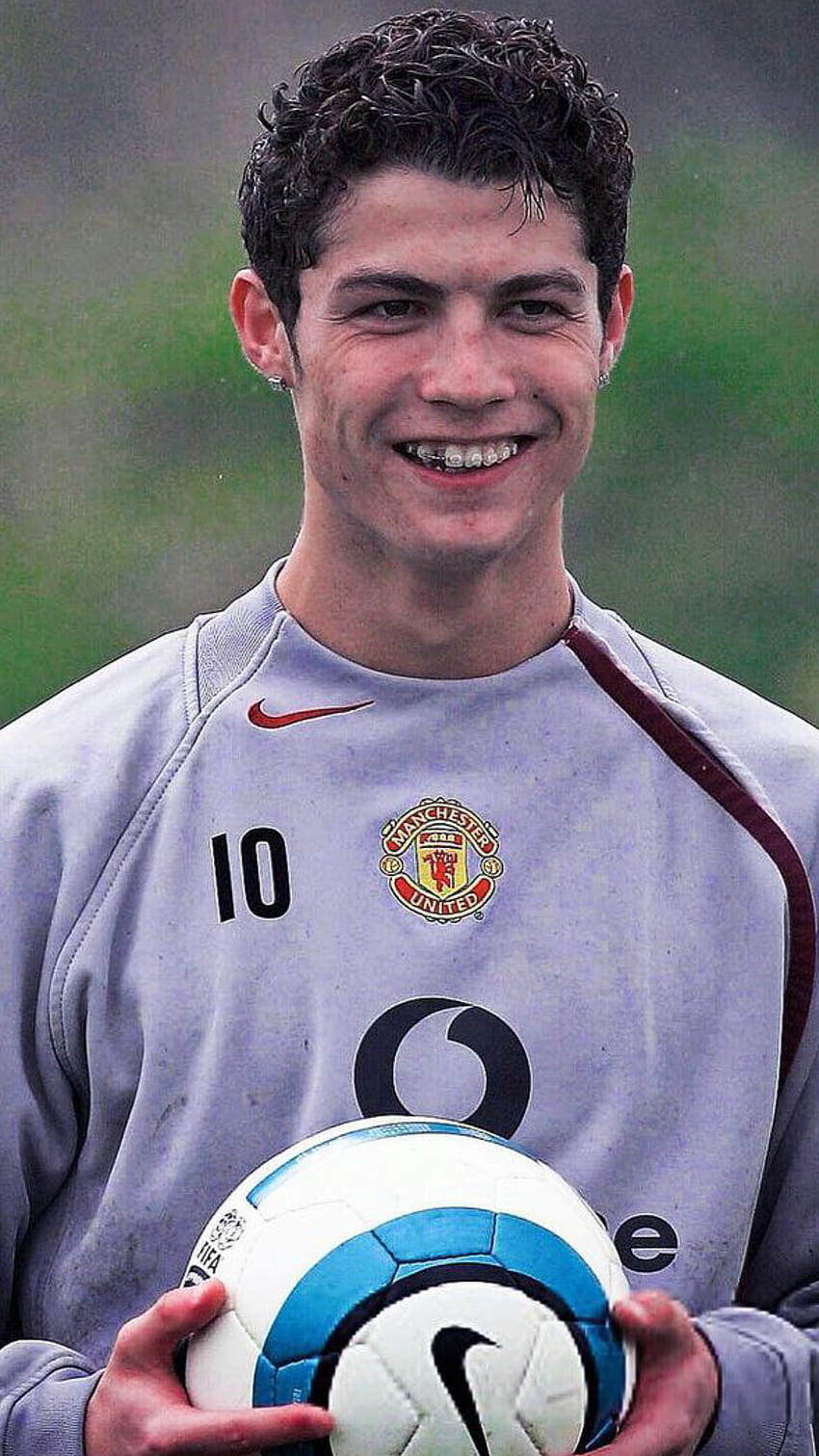 Ronaldo M.United muda, cristiano, manchester wallpaper ponsel HD