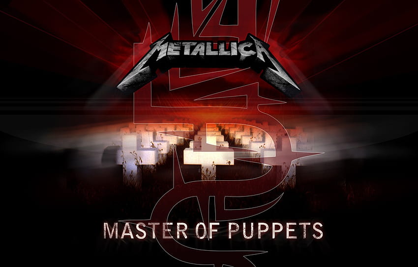 music, crosses, music, Master, album, Rock, Rock, Metallica, thrash metal, album, thrash metal, 1986, Metallica, Puppeteer, Master Of Puppets for , section музыка HD wallpaper