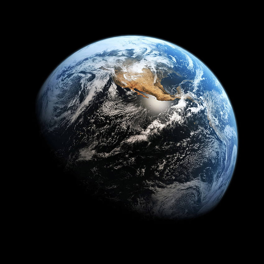 ipad, tierra, planeta, atmósfera, objeto astronómico, mundo, espacio exterior, espacio, globo, cielo, astronomía, iPad Space fondo de pantalla del teléfono