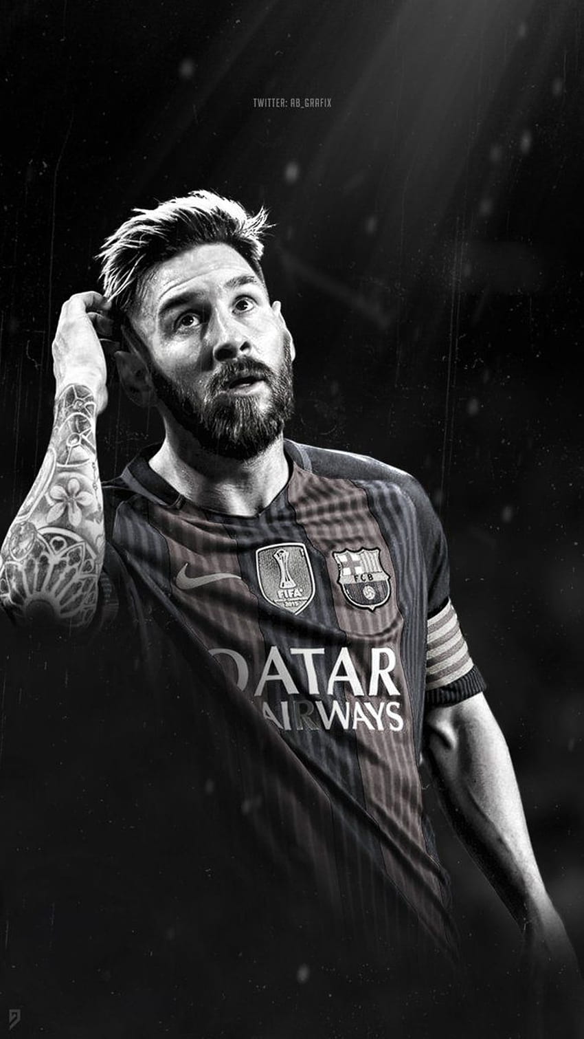 Hình nền điện thoại đen trắng với hình ảnh Messi là sự kết hợp hoàn hảo giữa sự đơn giản và tinh tế. Hình ảnh cầu thủ tài năng này được nhấn mạnh bởi màu sắc đen trắng tạo nên sự khác biệt và sự tập trung của tác phẩm nghệ thuật này.