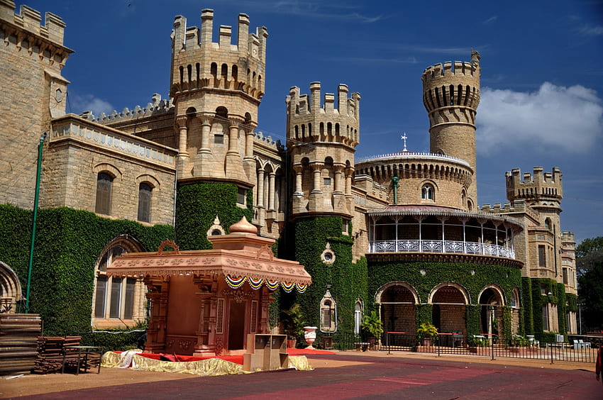 Ultra Bangalore Palace und Hintergrund HD-Hintergrundbild