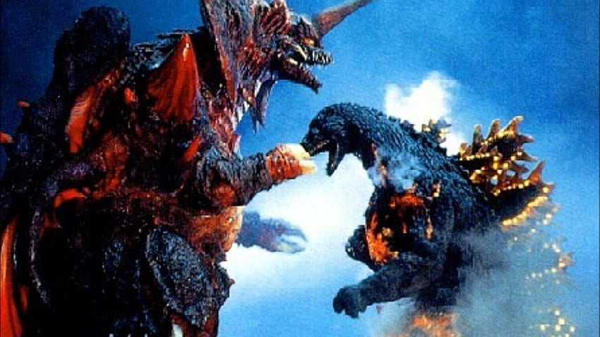 Godzilla kontra Destoroyah, Film, HQ Godzilla kontra, Płonąca Godzilla Tapeta HD