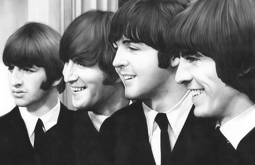 La band dei Beatles, i Beatles, George Harrison, Ringo Starr, Paul, Paul McCartney Sfondo HD