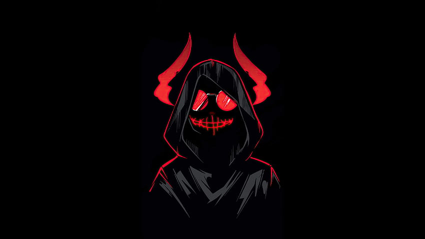 Dark Demon Ultra, Red and Black Demon HD wallpaper