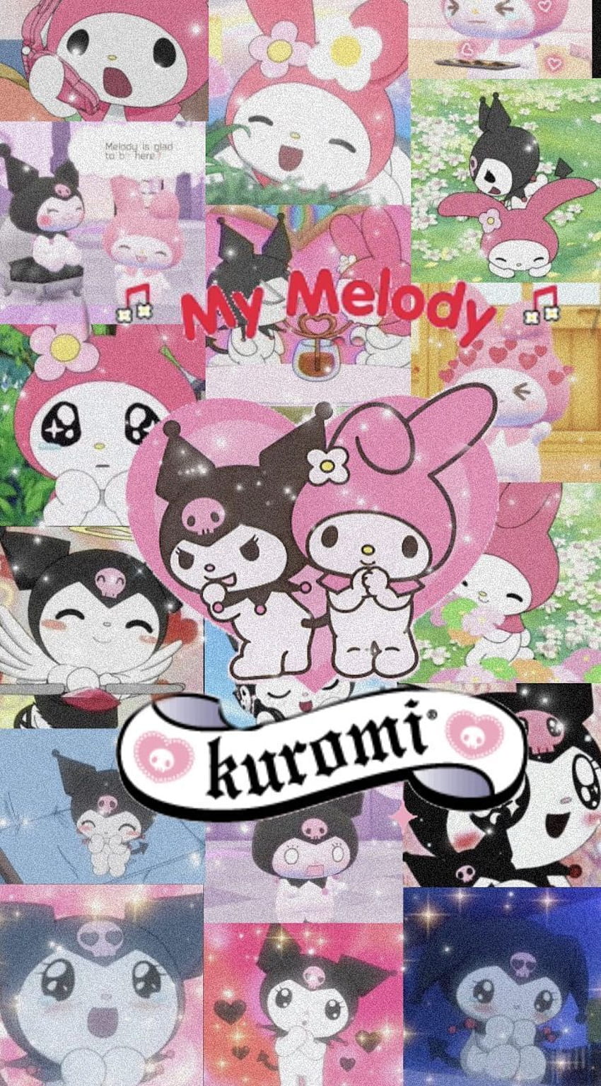 My Melody And Kuromi, Onegai My Melody HD phone wallpaper