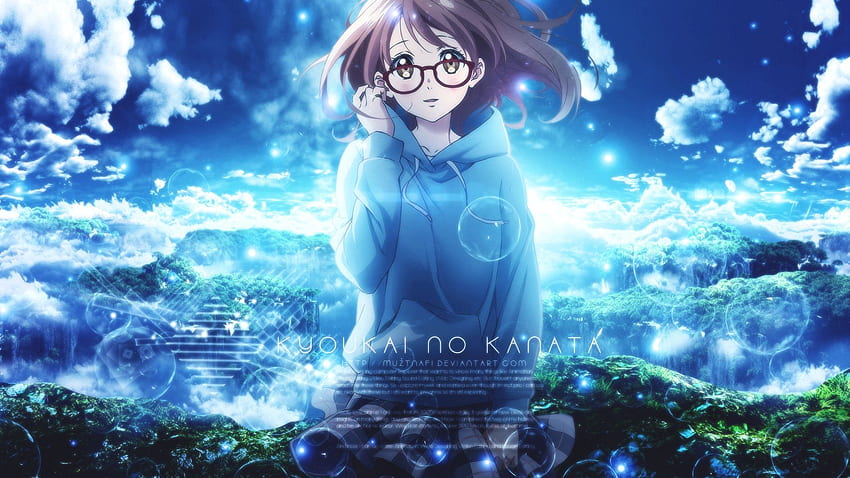 Download wallpaper glasses, Anime, Kyoukai no Kanata, Sakura Inami, Mitsuki  Nase, Shizuku Ninomiya, Mirai Kuriyama, Ai Shindou, section other in  resolution 640x960