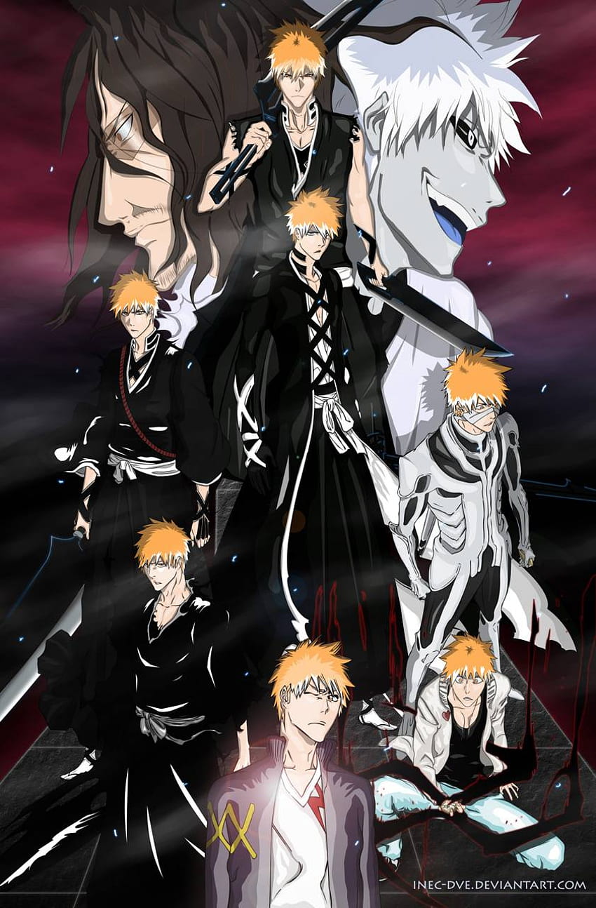 Hollow Ichigo Mask Evolution