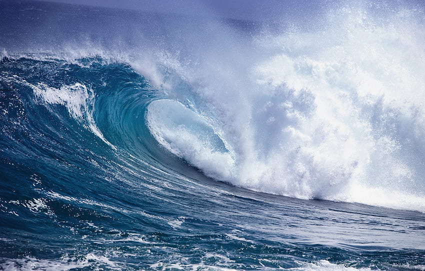 WATER, The OCEAN, POWER, WAVE, ELEMENT for , section природа HD wallpaper