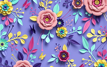 floral pattern desktop wallpaper