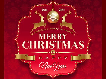 Merry christmas and happy new year 2022 text design 3608077 Vector Art ...