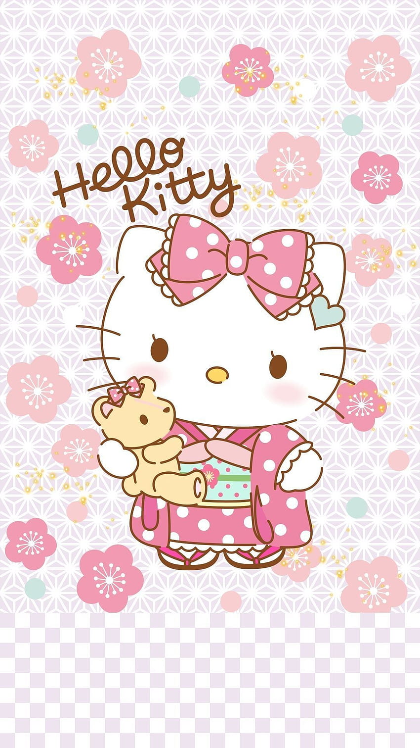 Hello Kitty Winter background, Hello Kitty and Friends HD phone wallpaper