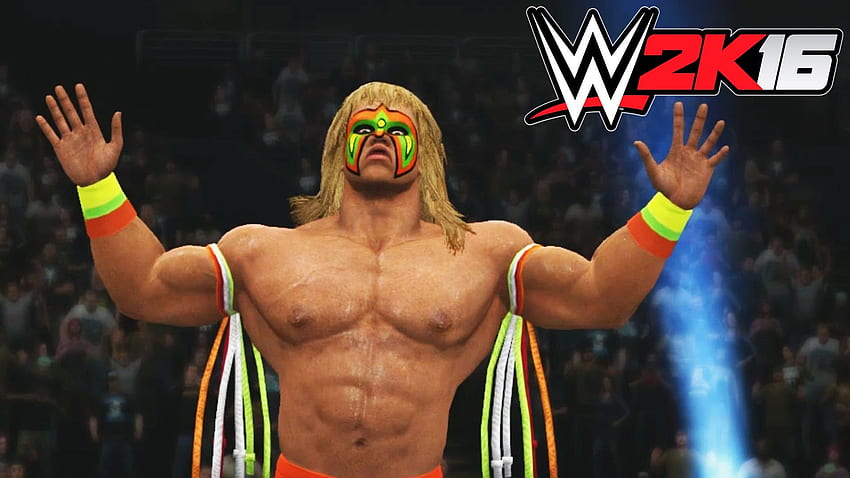 WWE 16 - Juego X360 PS3 (XBOX 360) Ultimate Warrior vs Mankind fondo de pantalla