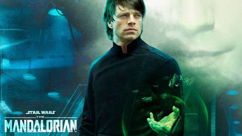 Fan Art Imagines Sebastian Stan as Luke Skywalker in THE MANDALORIAN HD wallpaper