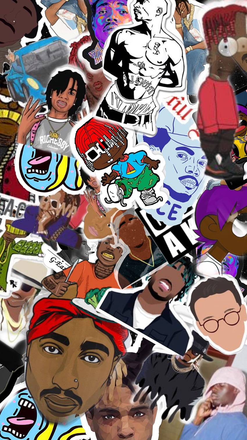 Rappers, colagem de rappers Papel de parede de celular HD