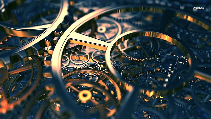 clock gears wallpaper