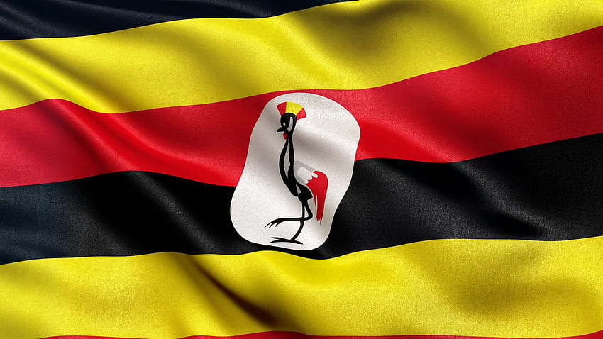 uganda flag HD wallpaper