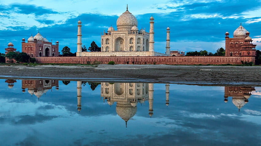 culture, Landscape, Taj Mahal, India / and Mobile Background HD wallpaper