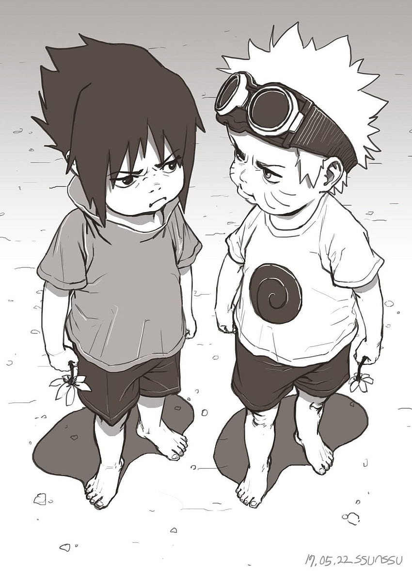 NARUTO SAKURA E SASUKE Criança / Drawing Naruto Sakura e Sasuke Child 🤍 